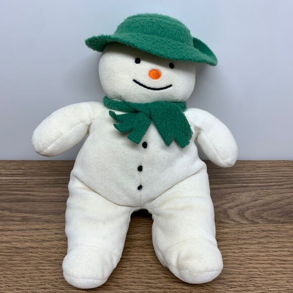 Eden The Snowman Stuffed Plush 10" Raymond Briggs Stuffed - Picture 1 of 10